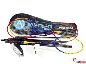 Zestaw do badmintona SPARTAN - 4 rakiety + siatka + torba
