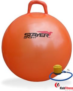Piłka skacząca STAYER śr.: 50[cm], pomarańczowa