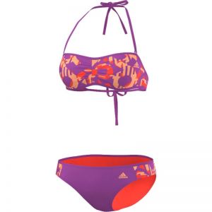 Strój kąpielowy adidas Beach Graphic Print Bandeau Bikini W S21499