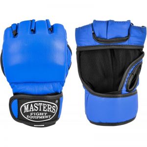 Rękawice MASTERS do MMA GF-3 niebieskie