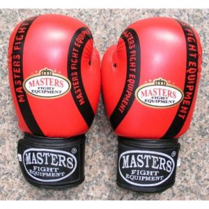 Rękawice bokserskie MASTERS RPU-21 10 oz czerwono-czarne