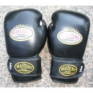 Rękawice bokserskie MASTERS RBT-16Q1 16 oz czarno-białe