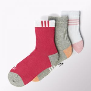 Skarpety adidas Little Kids Ankle Socks Kids 3pak S15662