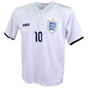 Koszulka piłkarska Reda Anglia Rooney biała
