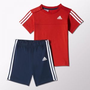Komplet dziecięcy adidas 3-Stripes Summer Set Kids S21392