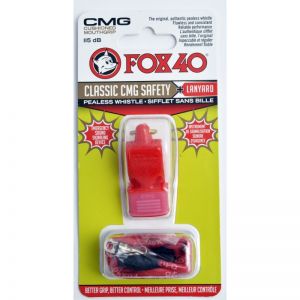 Gwizdek FOX CMG Classic Safety + sznurek 9603-0108 czerwony