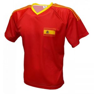 Koszulka piłkarska Reda Hiszpania Junior czerwona