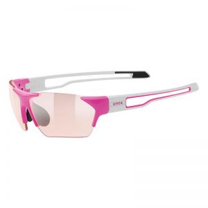 Okulary Uvex Sportstyle 202 Small Vario różowo-białe