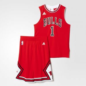 Komplet koszykarski adidas Chicago Bulls Mini Kit Replica Junior AC0552
