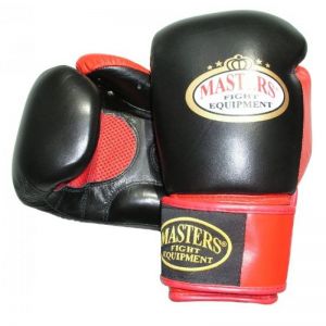 Rękawice bokserskie MASTERS RBT-THAI-10 12 oz czarno-czerwone
