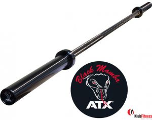 Gryf olimpijski prosty ATX Power Bar 220cm Black Mamba wytrzymałość 700kg