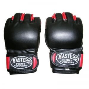 Rękawice MASTERS do MMA GF-30 czarno-czerwone