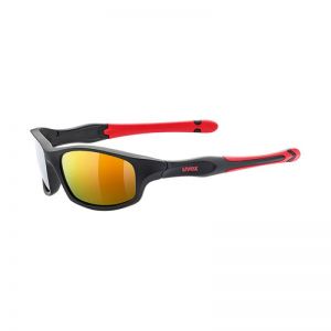 Okulary dziecięce Uvex Sportstyle 507 czarno-czerwone
