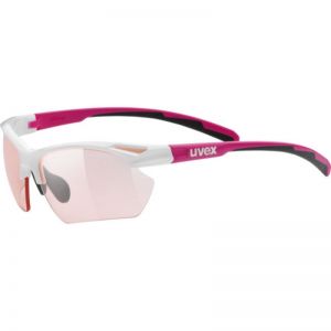 Okulary Uvex Sportstyle 802 Small Vario biało-różowe