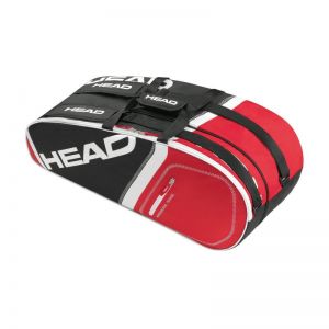Torba tenisowa Head Core 6R Combi 283345 czarno-czerwona
