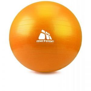 Piłka fitness Meteor 75 cm pomarańczowa 31176