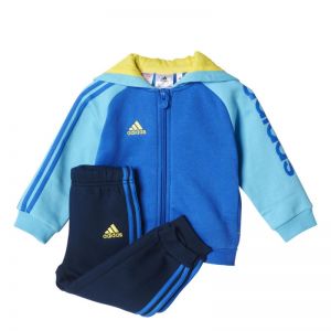 Dres adidas Linear Full Zip Hooded Jogger Kids AB6952