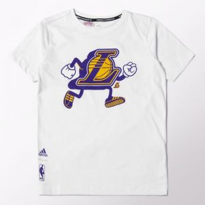Koszulka adidas GFX CARICTTEE  Los Angeles Lakers Junior S05743