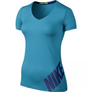 Koszulka treningowa Nike Pro Logo SS Top W 666174-407