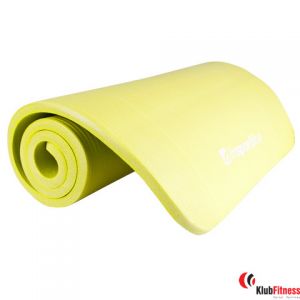 Mata do ćwiczeń fitness INSPORTLINE Fity 140x61x1,5 cm żółta