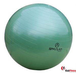 Piłka gimnastyczna gładka SPARTAN zielona średnica 65cm
