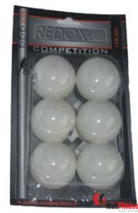 Piłeczki ping-pong REDOX TTB501 białe 6 sztuk