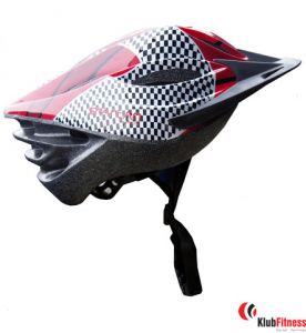 Kask rowerowy na głowę SPARTAN SPORT TOUR czerwony r.S (51-54cm)