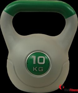 Hantla winylowa kettlebell STAYER SPORT VIN-KET 10,0kg zielona