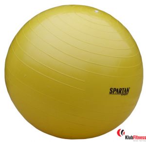 Piłka gimnastyczna gładka SPARTAN żółta średnica 45cm