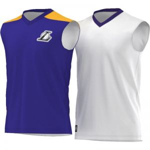 Koszulka dwustronna koszykarska adidas Summer Run Los Angeles Lakers M AJ1886