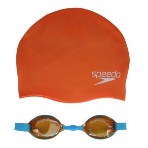 Zestaw pływacki Speedo Jet Junior Swim Set 8-093026817 pomarańczowy