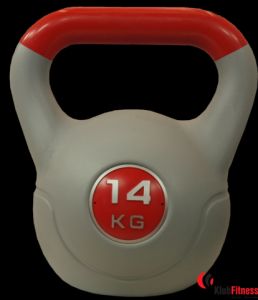 Hantla winylowa kettlebell STAYER SPORT VIN-KET 14kg czerwona